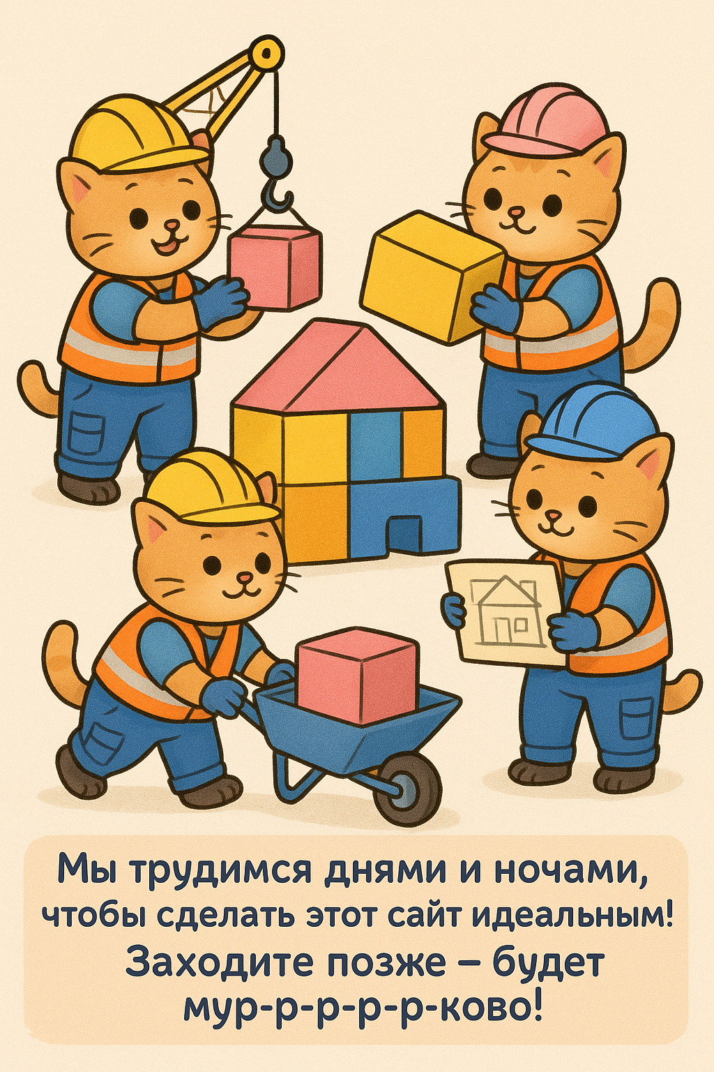 Сайт скоро будет готов